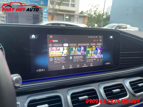 Android box lắp cho Mercedes GLS450