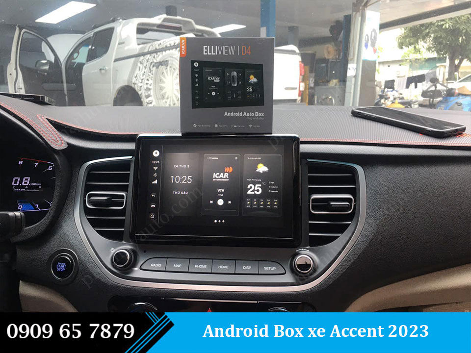 Android Box ô tô Accent 2023