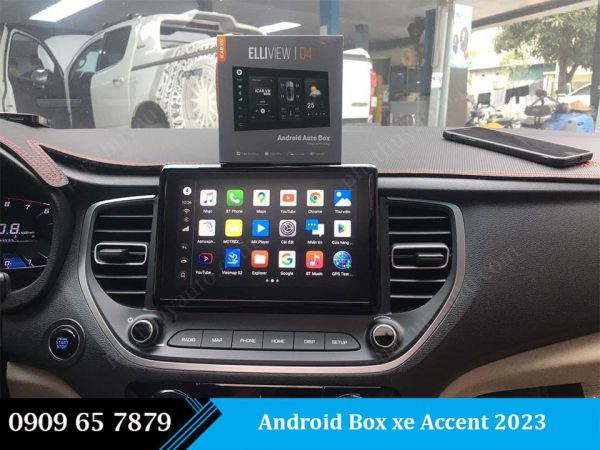 Android Box ô tô Accent 2023