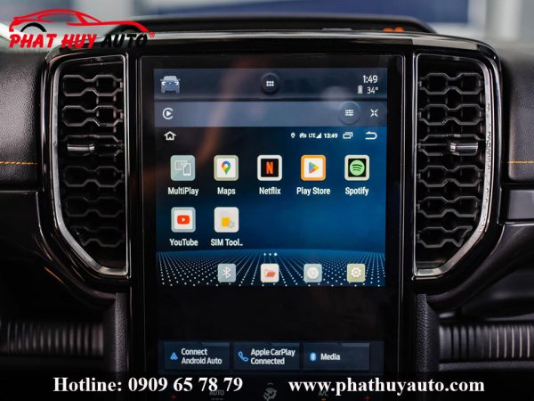 Android Box xe Ford Ranger 2023