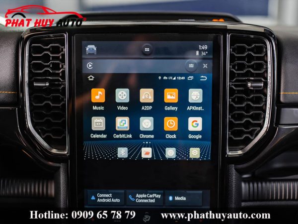 Android Box xe Ford Ranger 2023