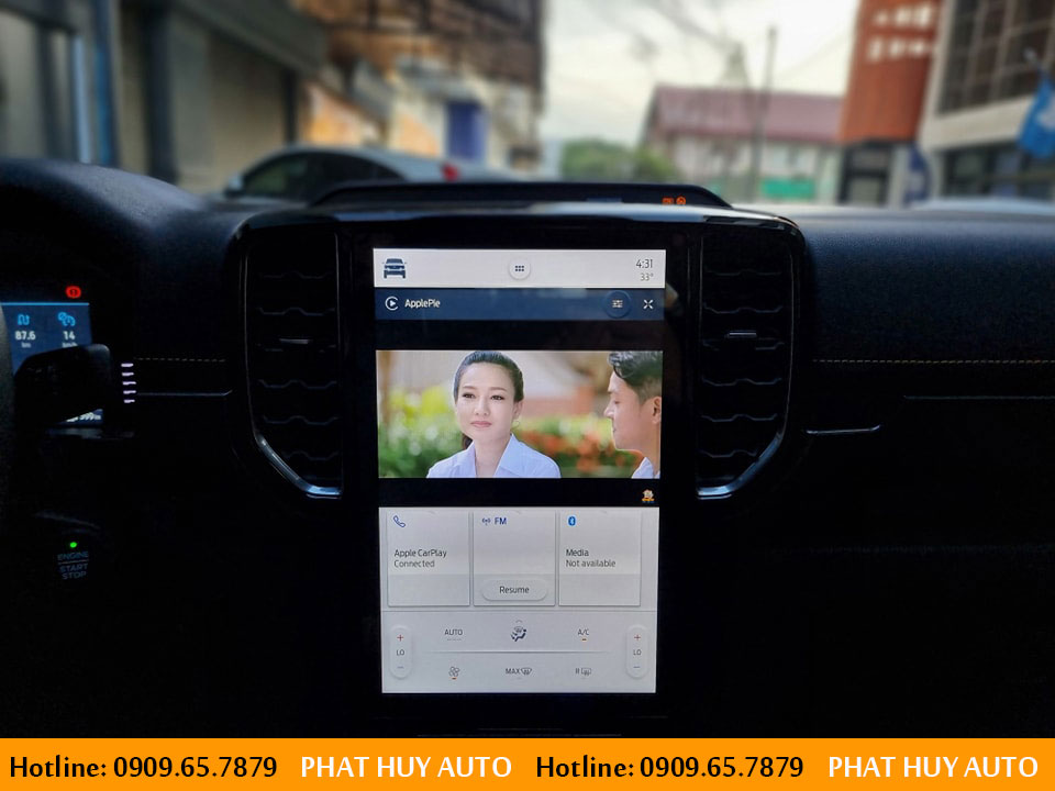 Android Box xe Ford Wildtrak 2023