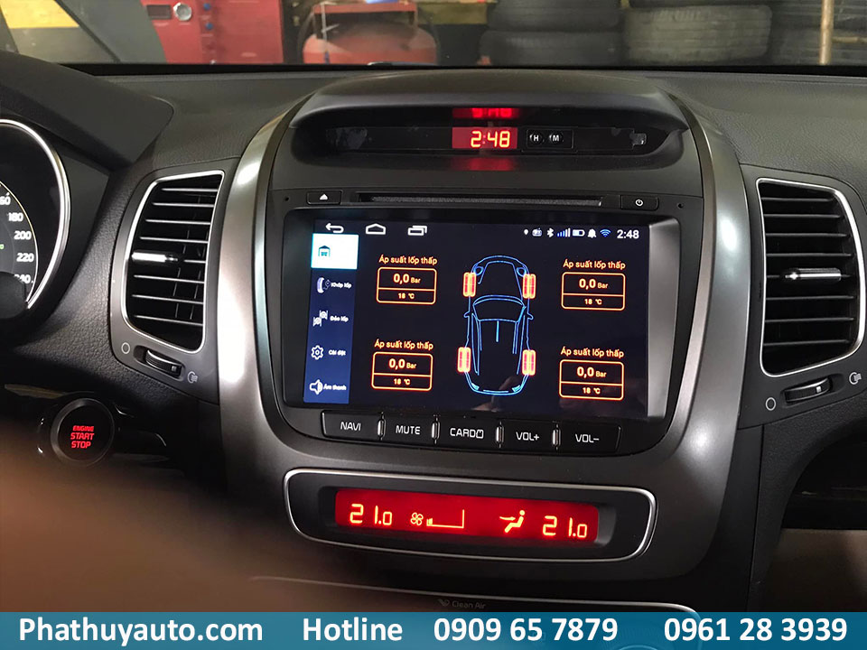 Áp suất lốp Sorento 2017 - 2019