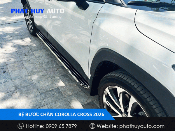 Bệ bước chân Corolla Cross 2026