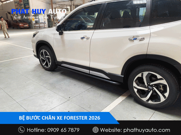 Bệ bước chân Subaru Forester 2026