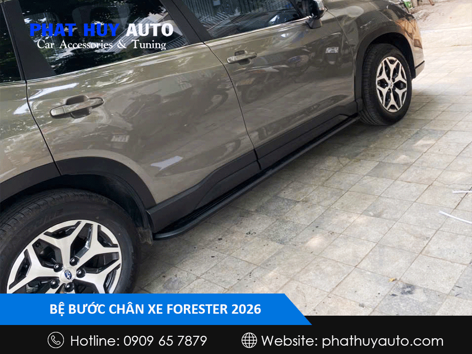 Bệ bước chân Subaru Forester 2026