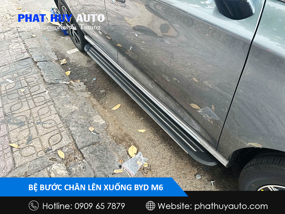Bệ bước lên xuống BYD M6