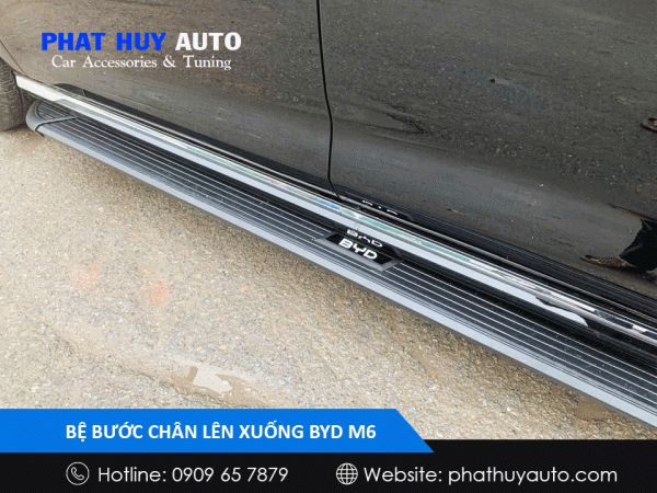 Bệ bước lên xuống BYD M6