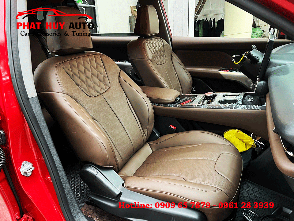 Bọc ghế da cho Limo Green