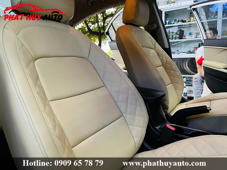 Bọc ghế da Kia Cerato 2016