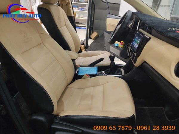 Bọc ghế da Toyota Altis 2021