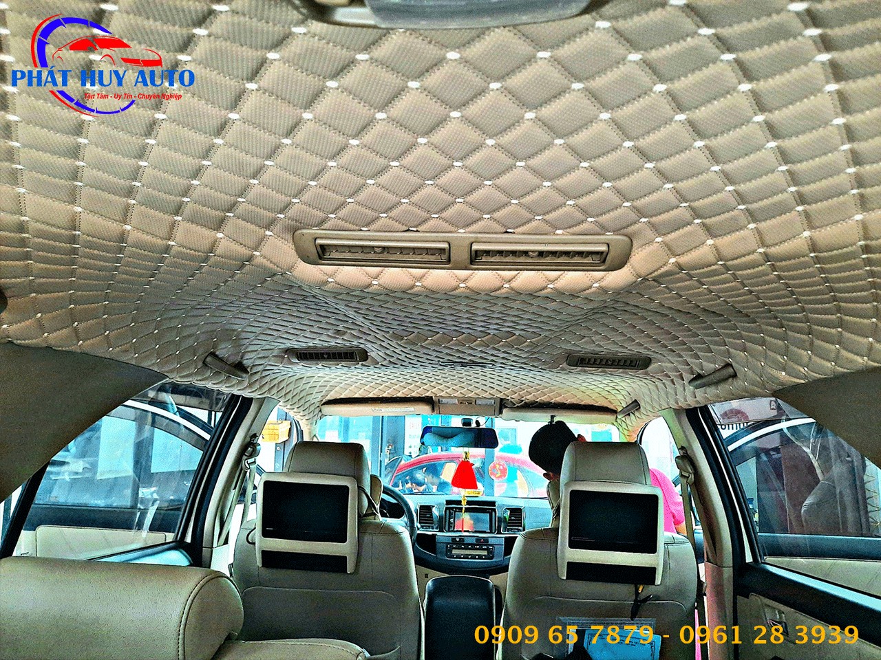 Bọc trần 5D cho Toyota Fortuner