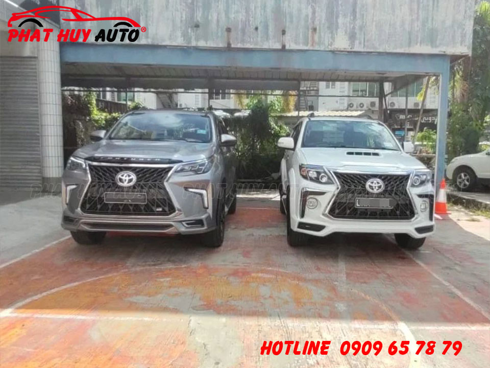 Body Kit Fortuner 2012-2016 mẫu Lexus