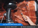 Cách âm hốc bánh Innova Cross