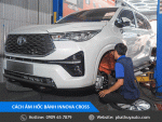 Cách âm hốc bánh Innova Cross