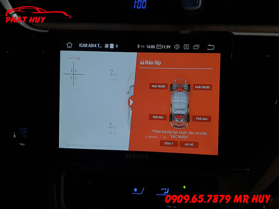 Cảm biến áp suất lốp Altis