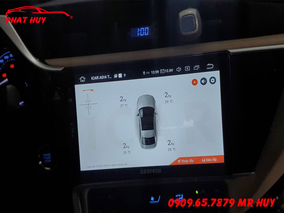 Cảm biến áp suất lốp Altis