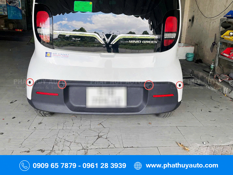 Cảm biến lùi xe Minio Green