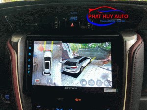 Camera 360 độ xe Fortuner 2021