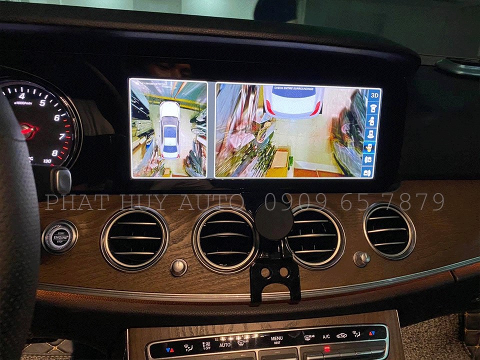 Camera 360 độ xe Mercedes E200
