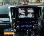 Camera 360 độ xe Toyota Alphard