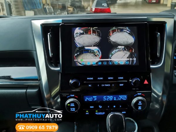 Camera 360 độ xe Toyota Alphard