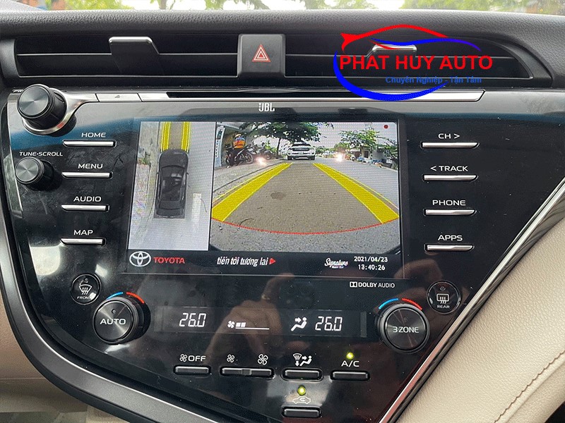 Camera 360 độ xe Toyota Camry