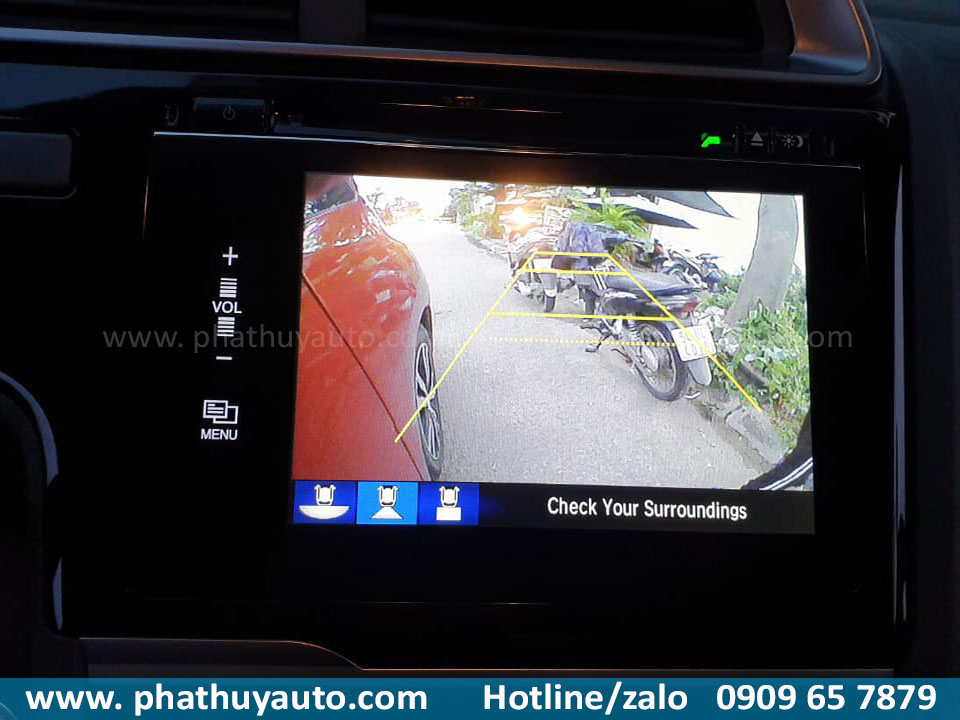 Camera cập lề cho Honda Jazz