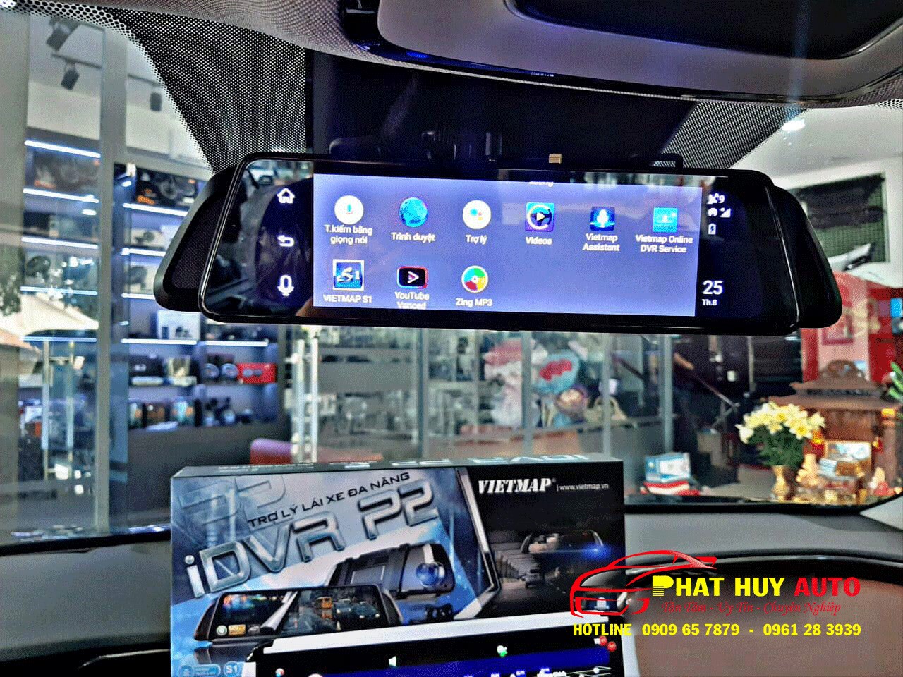 Camera hành trình xe Santafe 2021