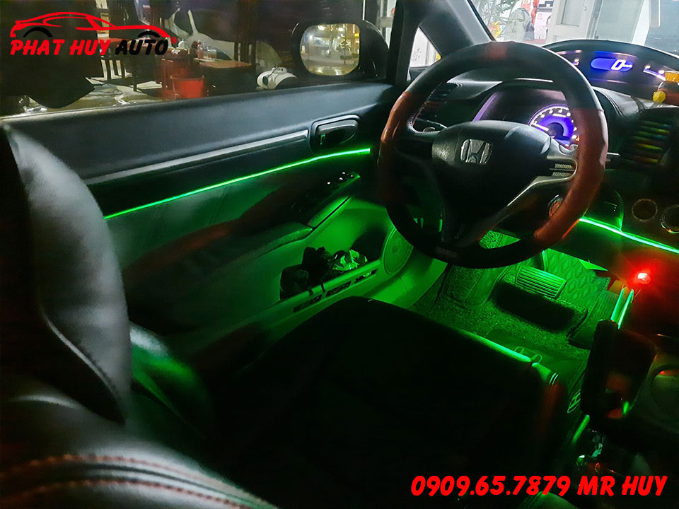 Civic 2009 độ Led nội thất