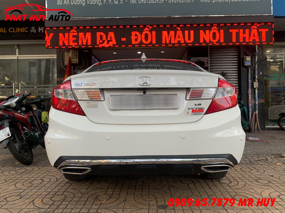 Civic 2012 độ Lip Pô Mercedes
