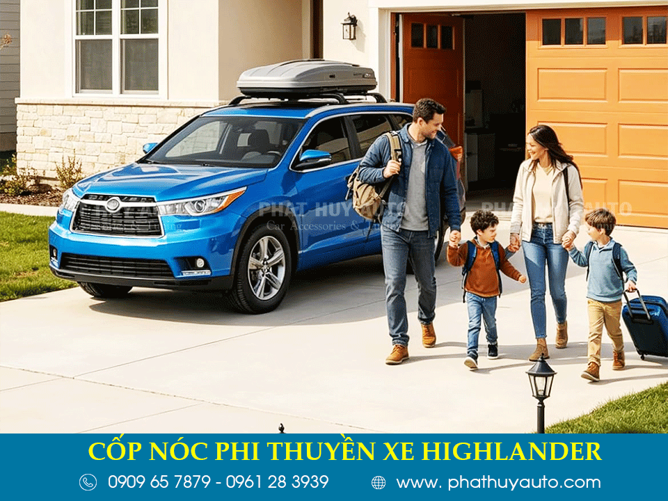 Cốp nóc phi thuyền Toyota Highlander