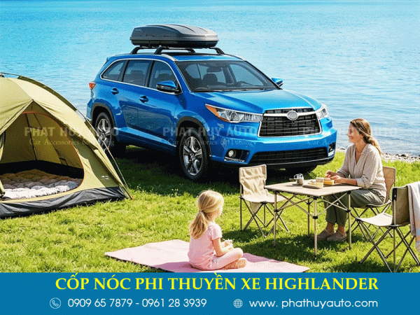 Cốp nóc phi thuyền Toyota Highlander