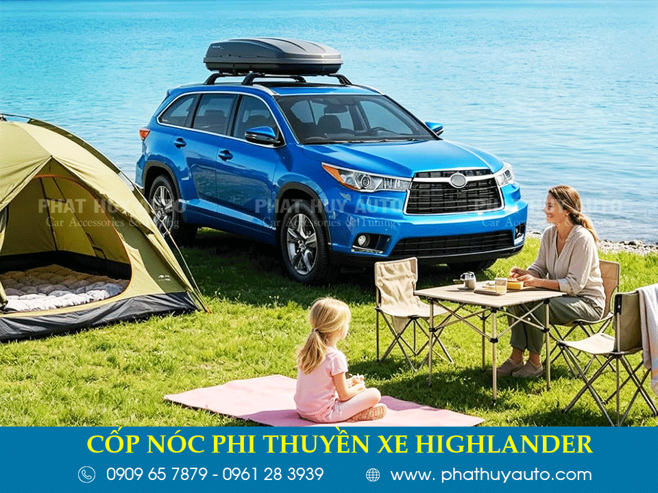 Cốp nóc phi thuyền Toyota Highlander