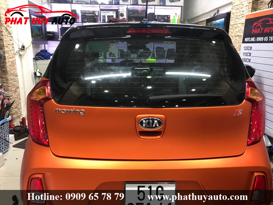 Dán decal đổi màu Kia Morning