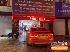 Dán Decal đổi màu xe Camry