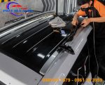 Dán decal nóc đen Pajero Sport