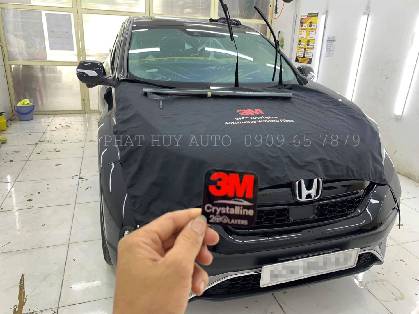 Dán phim cách nhiệt Honda CRV