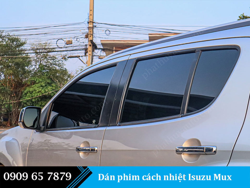 Dán phim cách nhiệt Isuzu Mux