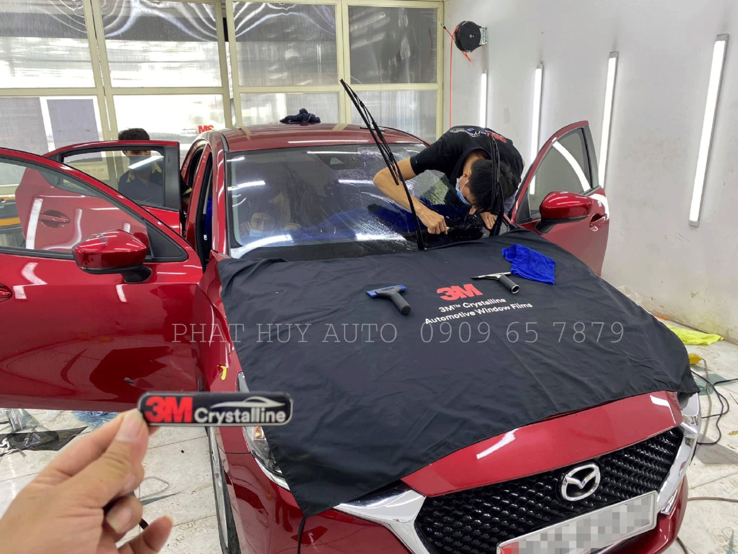 Dán phim cách nhiệt Mazda 2