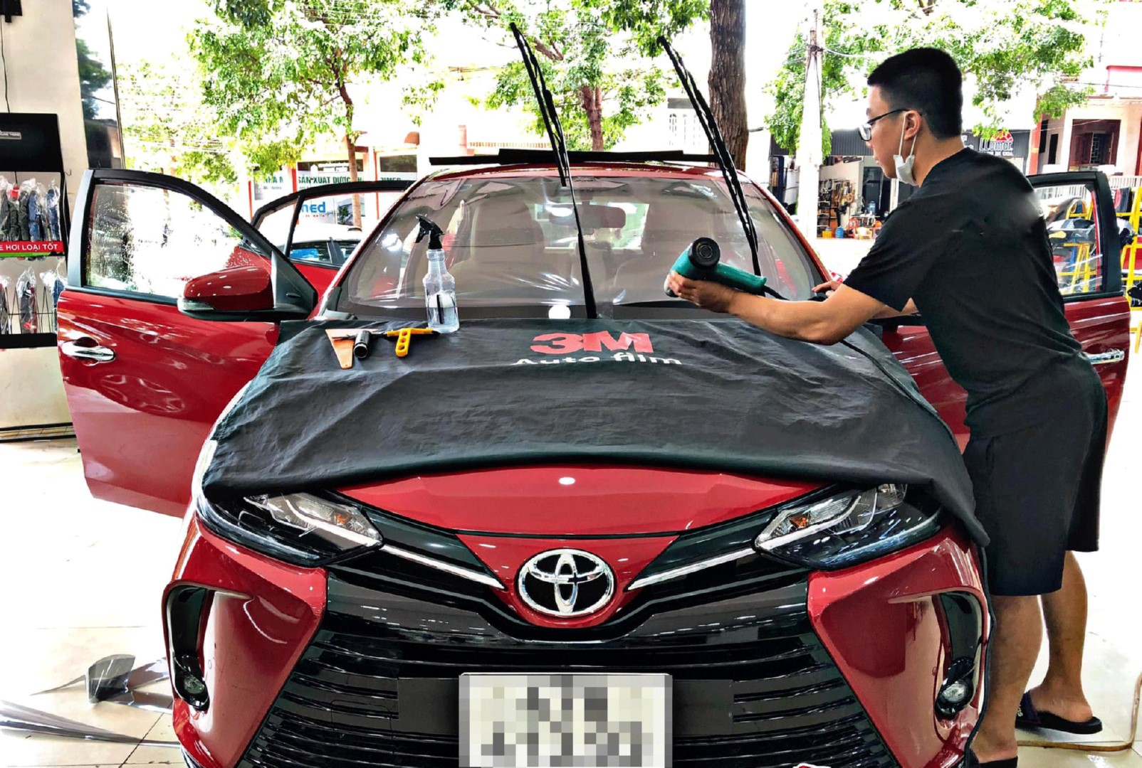 Dán phim cách nhiệt Toyota Vios