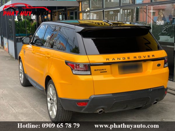 Dán wrap decal đổi màu Range Rover Sport