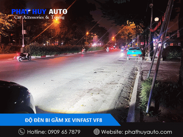 Đèn bi gầm xe Vinfast VF8