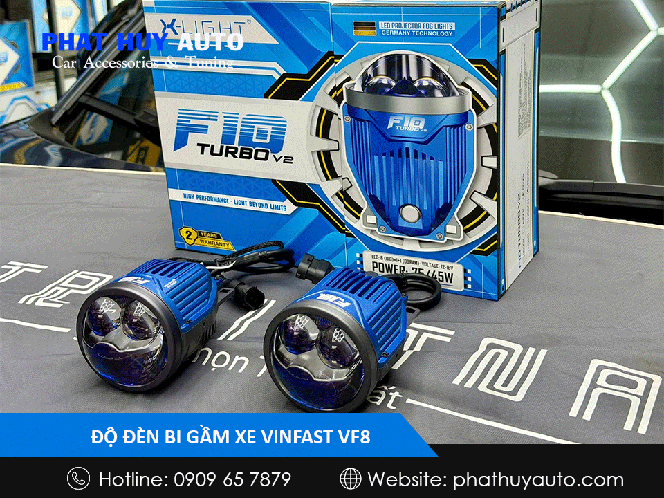 Đèn bi gầm xe Vinfast VF8