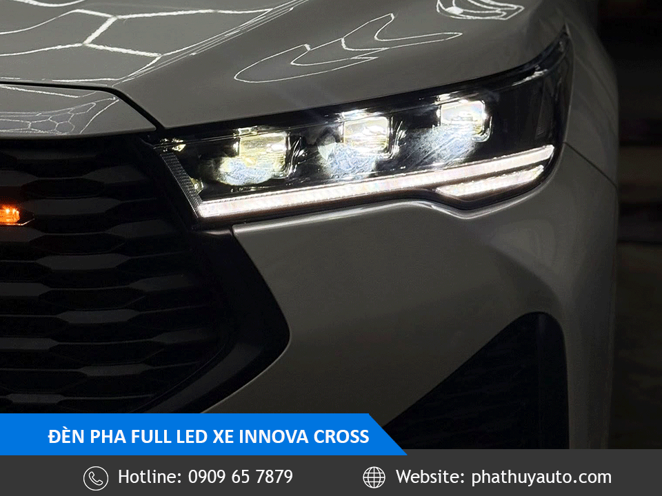 Đèn pha nguyên cụm Innova Cross