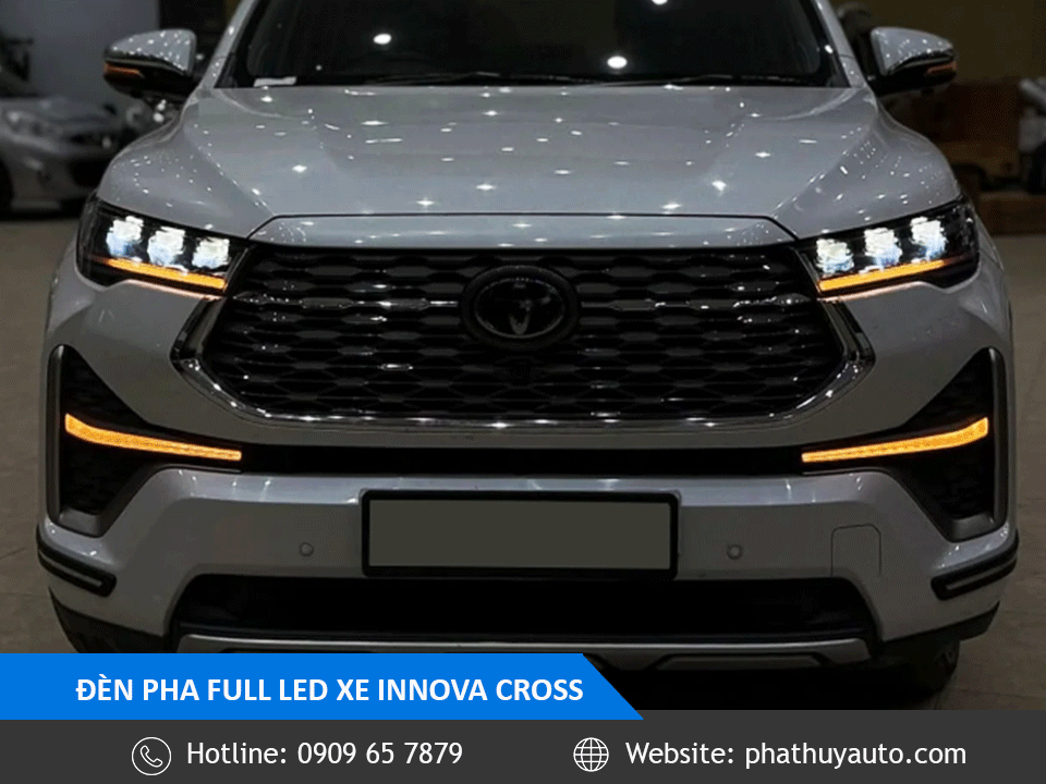 Đèn pha nguyên cụm Innova Cross