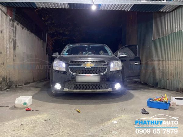 Độ bi đèn gầm Chevrolet Orlando