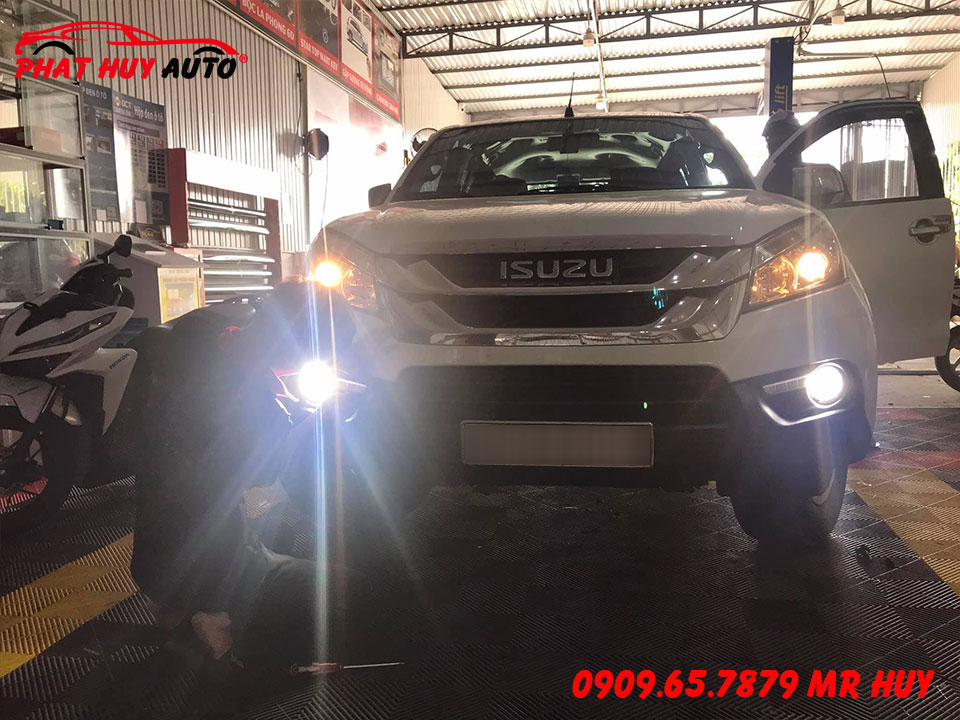 Độ bi gầm cho Isuzu Mux