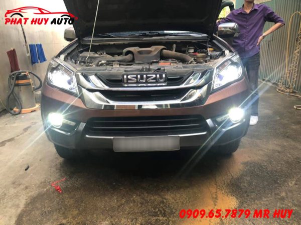 Độ bi gầm cho Isuzu Mux