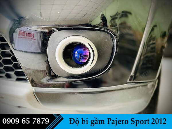 Độ bi gầm Pajero Sport 2012